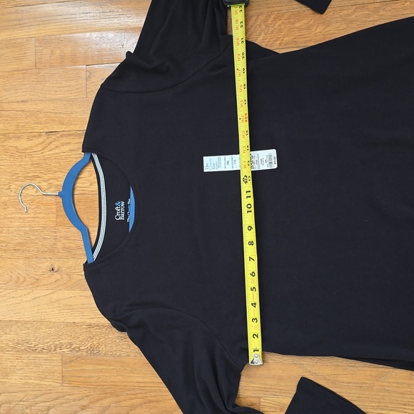 CROFT AND BARROW WOMEN'S PLUS PETITE BLACK LONG SLEEVES TEE-SHIRT SIZE PXXL - Picture 7 of 10